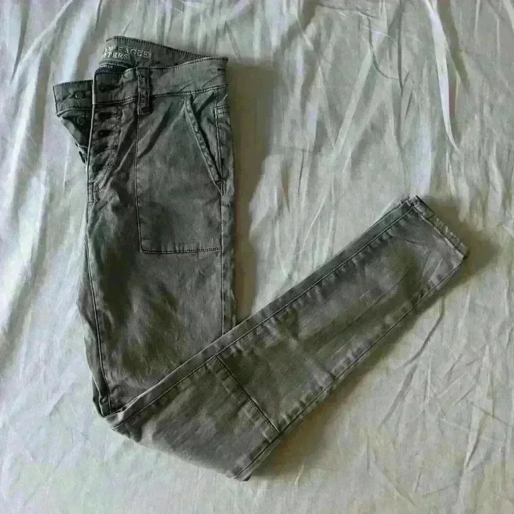 American Eagle Outfiters, Jegging, Gray, size  0